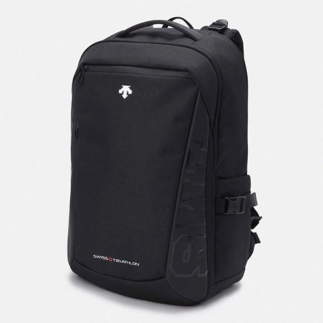 DESCENTE TEAM PACKAGE BACK PACK瑞士鐵人三項隊 中性 後背包 31L-35L(黑色)