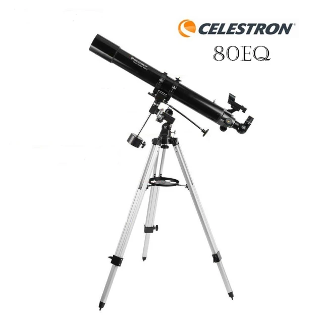 CELESTRON 星特朗 Celestron 80EQ 折射式天文望遠鏡 具有GPS定位 APP智能尋星功能(天文 觀星)