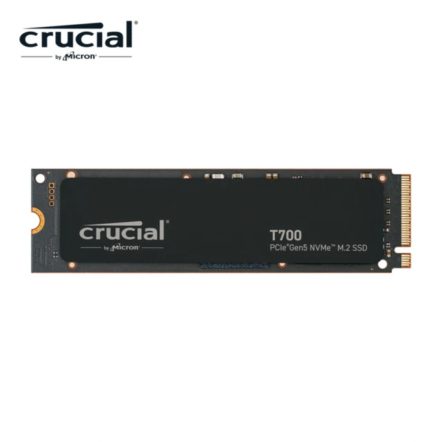 Crucial 美光 T700 4TB M.2 2280 PCIe 5.0 ssd固態硬碟 CT4000T700SSD3(讀 12400M/寫 11800M)