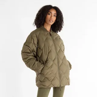 【NEW BALANCE】NB 保暖防潑水外套 保暖防水外套 厚外套 女款 綠色(WJ43503DMO-F)