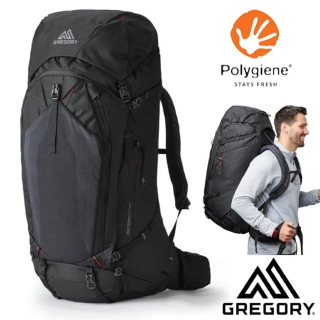 Gregory 新攻款 BALTORO PRO 100L 專業網狀透氣健行登山背包(142437 熔岩黑)