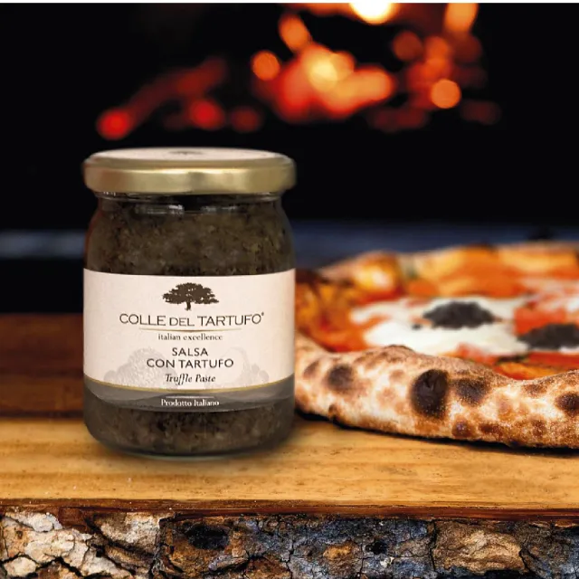 【Colle del Tartufo 柯爾德】義大利原裝進口黑松露菇菇醬180gx2入(義大利私廚配方-一秒變廚神)
