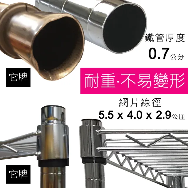 【菁炭元素】MIT耐重二層架 35x60x60cm(置物架 電器架 床邊櫃 鞋櫃 衣櫃)