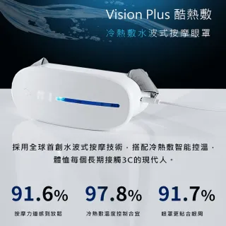 【台隆手創館】歐萊依Aurai 酷熱敷水波式按摩眼罩(冷熱敷水波式按摩眼罩)