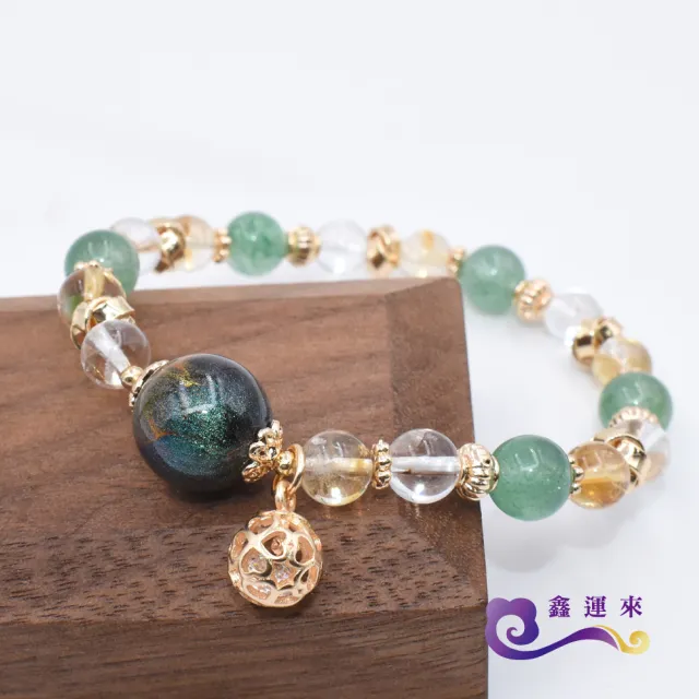 【鑫運來】◎大漆水晶手鍊(多款任選#132)