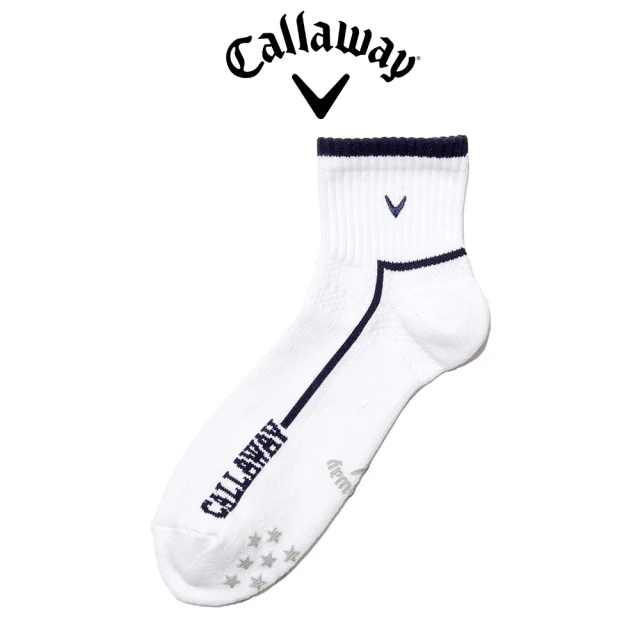 Callaway 卡拉威 男士 抗菌除臭襪 白色(C23193105_1030_FR)