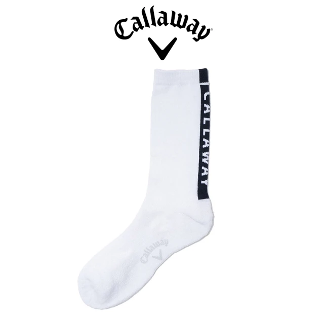 Callaway 卡拉威 MID-LENGTH SOCKS 男士 抗菌除臭中長襪 白色