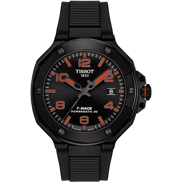 TISSOT 天梭 T-RACE 摩托賽車運動 動力儲存80小時機械錶-41mm(T1418073705700)