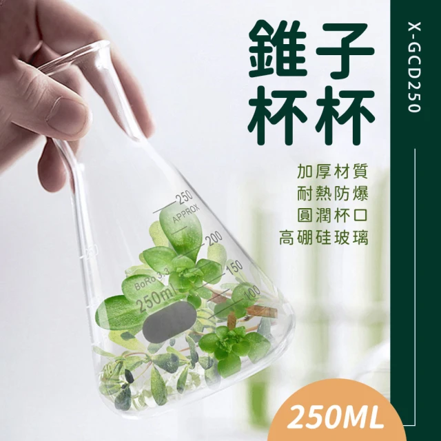 工具王 北歐花瓶 飲料容器 造型玻璃杯 植物玻璃瓶 冷飲杯 量瓶 高硼硅玻璃杯(燒杯酒 630-GCD250)