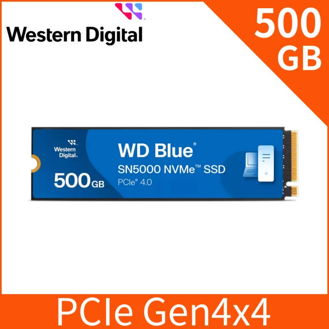 WD 威騰 藍標 SN5000 500GB PCIe 4.0 NVMe M.2 SSD