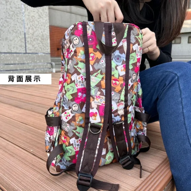 【RH】雙11 輕盈多層防潑水後背包(防水包 甲輕便防潑水後背包)