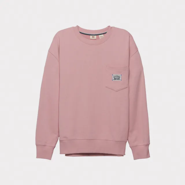 【LEVIS】男款 長袖T 大學T LOGOT 衛衣 上衣 熱賣單品 0018X-0001