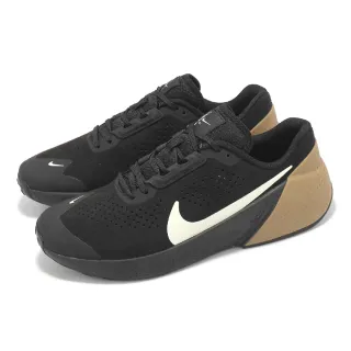 【NIKE 耐吉】訓練鞋 Air Zoom TR 1 男鞋 黑 棕 健身 穩定 緩震 運動鞋(DX9016-010)