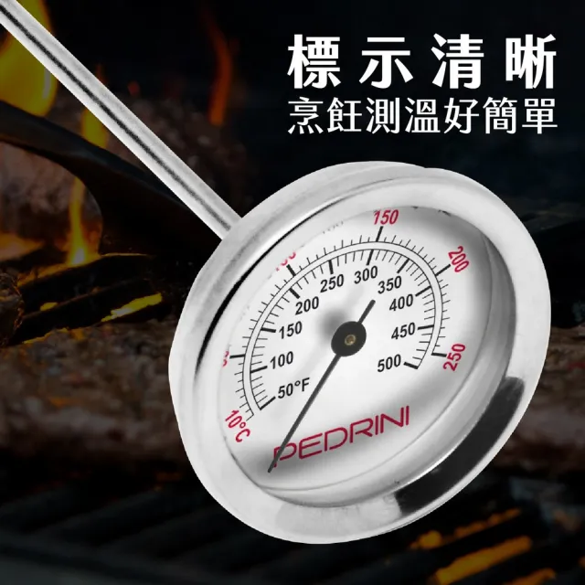 【PEDRINI】義大利 Gadget不鏽鋼肉品探針溫度計 / 料理測溫 牛排料理溫度計