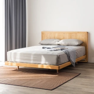 【有情門】STRAUSS 喆林多福床組 5x6.2呎/GL22.5(製作期2-3週/實木/MIT/雙人床/床架/床組)