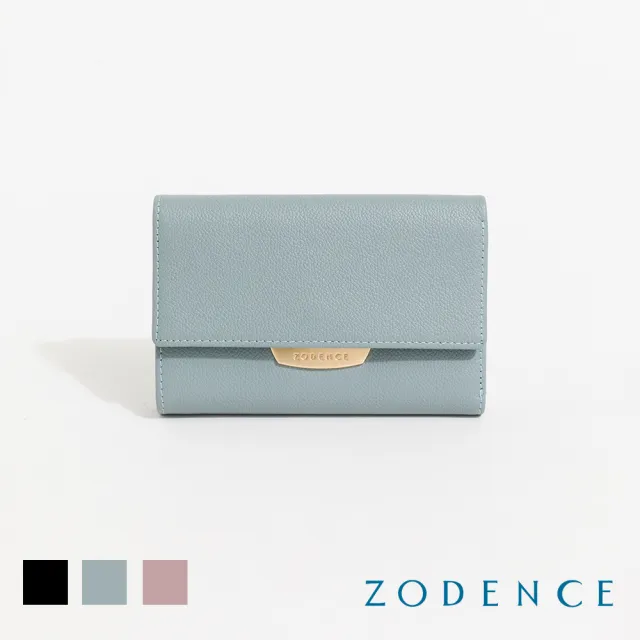 【ZODENCE 佐登司】NOVIA進口真皮中夾(多色)