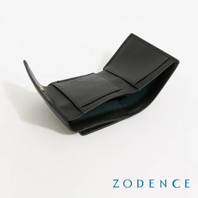 【ZODENCE 佐登司】NOVIA進口真皮三折迷你短夾(多色)