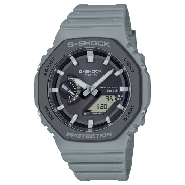 CASIO 卡西歐 G-SHOCK八角戶外元素雙顯錶(GA-B2100LUU-8A)