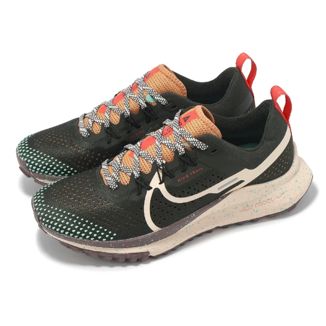 NIKE 耐吉 越野跑鞋 Wmns React Pegasus Trail 4 女鞋 黑棕 小飛馬 戶外 運動鞋(DJ6159-300)