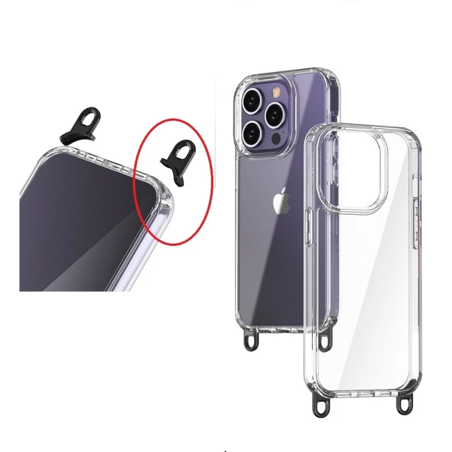 ACE_CASE iPhone 15 Pro 可拆卸式掛鈎手機殼保護殼