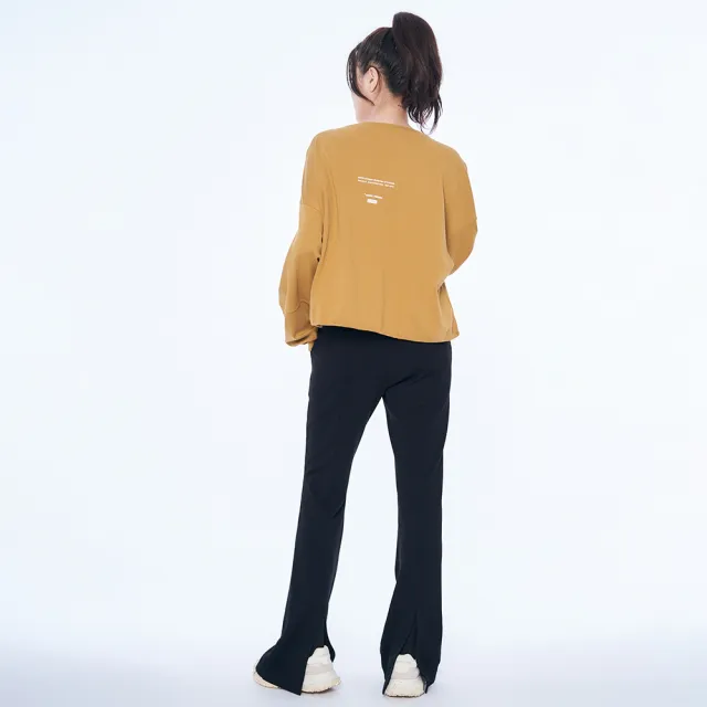 【5th STREET】雙11 女裝 長褲 喇叭褲 涼感褲 黑色(967101)
