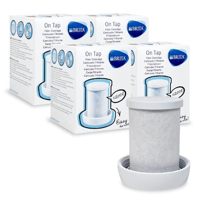 【BRITA】On Tap龍頭式濾芯(4入裝/一年份超值組)平輸品