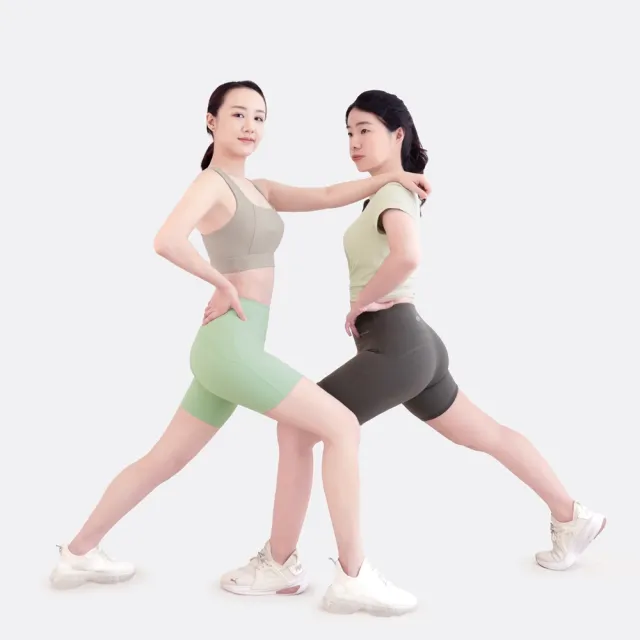 【Mukasa 慕卡莎】FITNESS 運動蜜臀三分短褲 - MUK-23966(瑜珈褲、運動褲、三分褲)