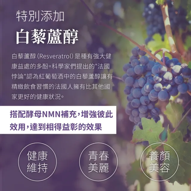 【Lovita 愛維他】酵母NMN18000新型緩釋素食膠囊 3入組(60顆/瓶)
