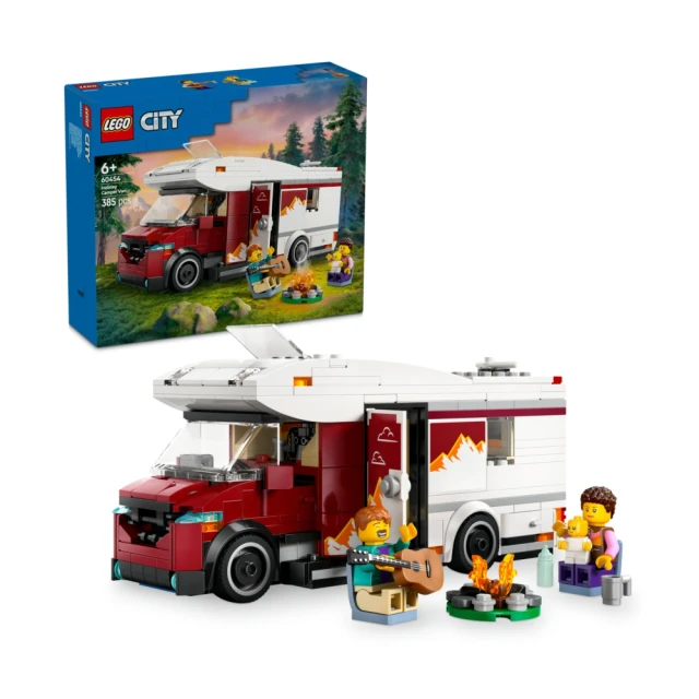 LEGO 樂高 城市系列 60454 假期冒險露營車(交通工具玩具 兒童玩具 積木 禮物)