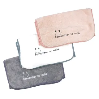 【amica】日常一笑珊瑚絨多色毛巾(珊瑚絨 毛巾 吸水 多色 可愛)