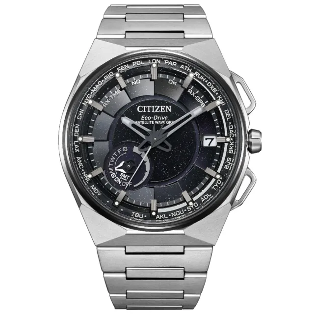 【CITIZEN 星辰】GENTS Satellite Wave X 限量 GPS鈦金屬光動能腕錶 七夕 情人節 送禮(CC3097-52E)