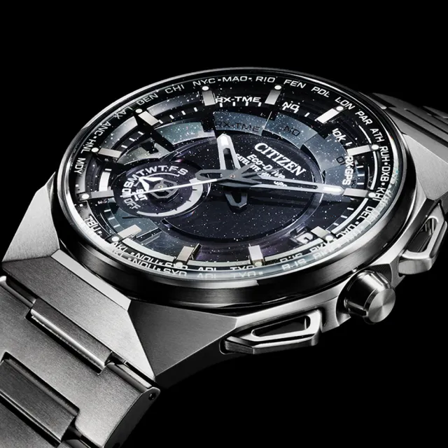 【CITIZEN 星辰】GENTS Satellite Wave X 限量 GPS鈦金屬光動能腕錶 七夕 情人節 送禮(CC3097-52E)