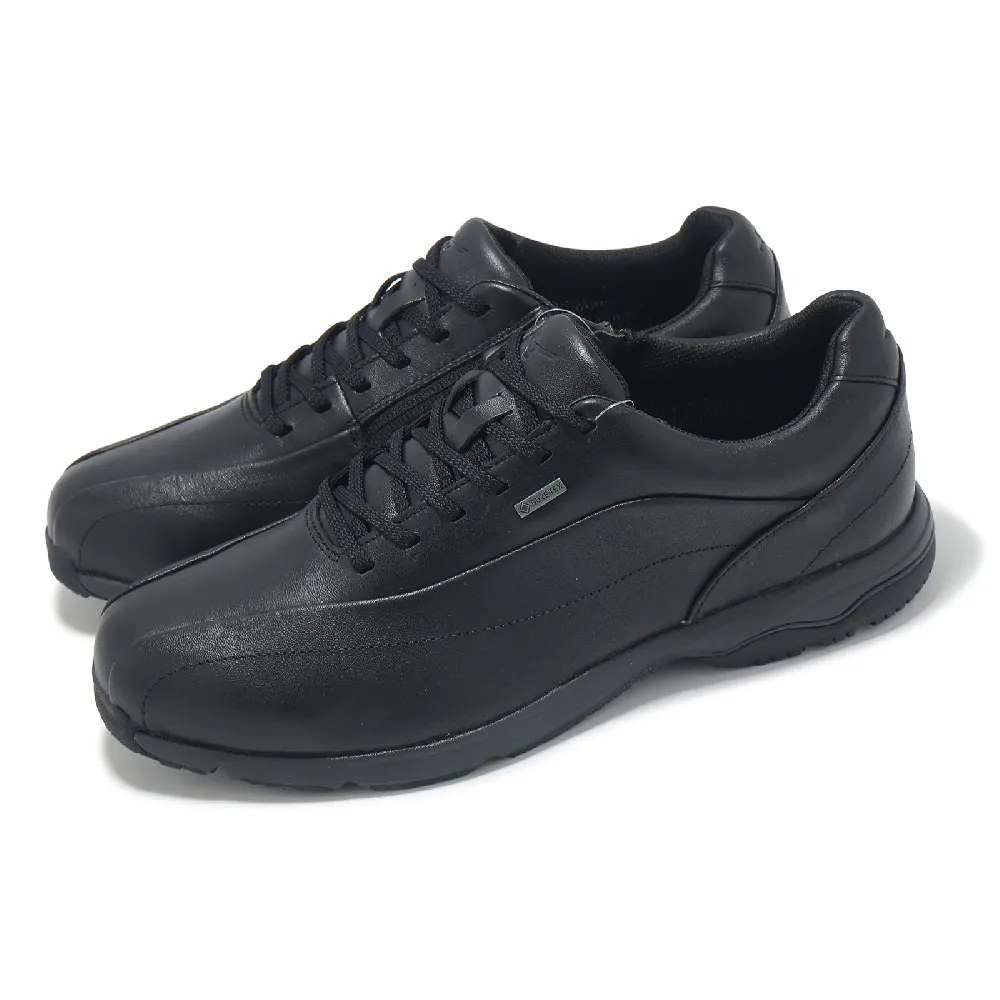 MIZUNO 美津濃】健走鞋LD40 VII GTX 男鞋黑防水吸震回彈止滑休閒鞋