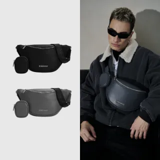 【ROBINMAY】夢特真皮RX胸包(真皮包包 拉鍊封口/多色任選)