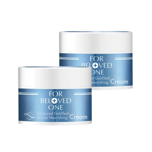 【For Beloved One 寵愛之名】黃金藍銅玻尿酸保濕霜30ml 買一送一(藍銅胜/保濕乳霜/好吸收)