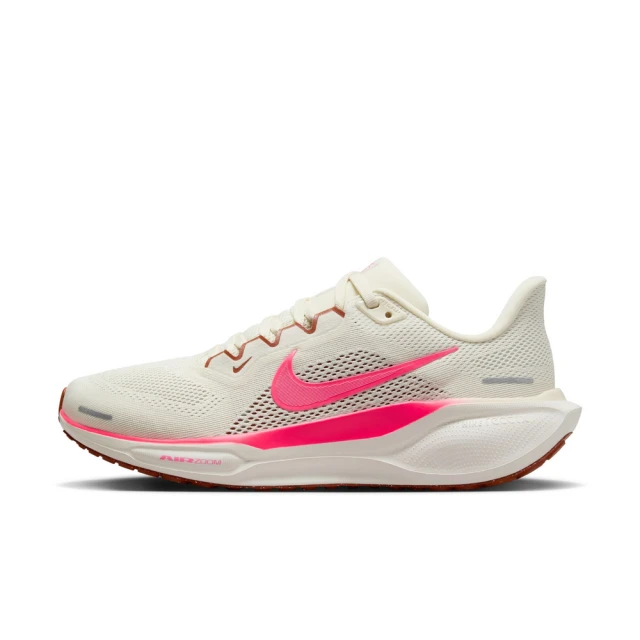 NIKE 耐吉 AIR ZOOM PEGASUS 41 米白粉 慢跑鞋 女鞋 運動鞋 小飛馬 緩震(FD2723-107)