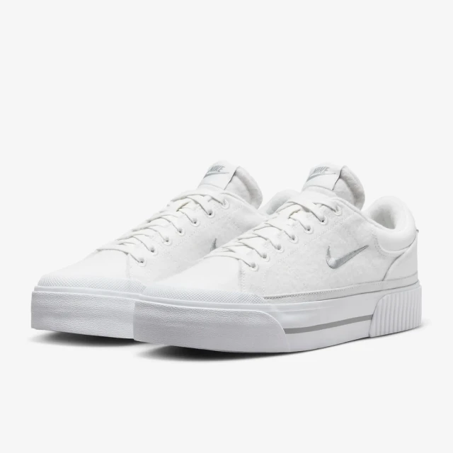 NIKE 耐吉 WMNS COURT LEGACY LIFT 白色 厚底 增高 女款 休閒鞋 穿搭(FZ2606-100)