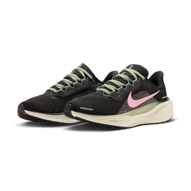 NIKE 耐吉 AIR ZOOM PEGASUS 41 黑綠粉 慢跑鞋 女鞋 運動鞋 小飛馬 緩震(FD2723-009)