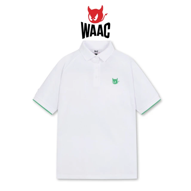 WAAC WAAC PIQUE LOOSE FIT SS POLO 女士 短袖 POLO衫 白色