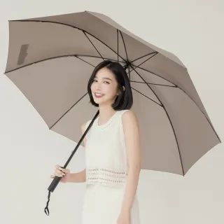 【雨傘王】1+1組合 30吋手開傘 長直傘 抗風 大傘面(BigPurple 超值款無維修)