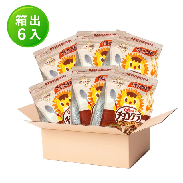 LINE社群專屬 卡樂比巧果樂巧克力口味麥片(箱出300gX6入-效期至：2025/04/18)