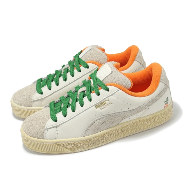 PUMA x Carrots 休閒鞋 Suede XL 2 男鞋 女鞋 卡其 橘 綠 聯名 麂皮 麵包鞋(398801-01)