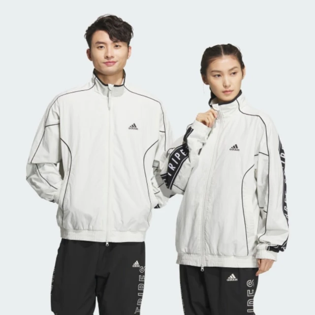 adidas 愛迪達 外套 男 女 中性款 運動立領外套 亞規 WORD WOVEN JKT 白 JH1025