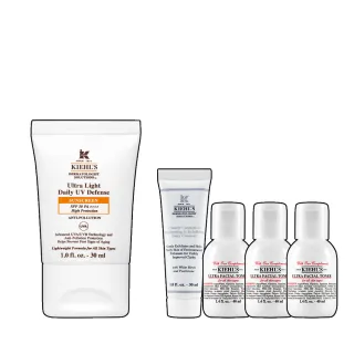 【契爾氏】官方直營 集高效清爽UV防護乳SPF50 PA++++ 30ml(Kiehl’s)