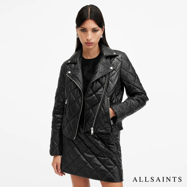 ALLSAINTS DALBY QUILT 經典羊皮衍縫騎士皮衣 W003LB(修身版型)