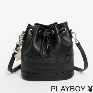 【PLAYBOY】水桶包 Trendy系列(黑色)