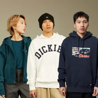 【Dickies】男女款刺繡Logo/印花連帽大學T(多款任選/上衣/雙12限定)