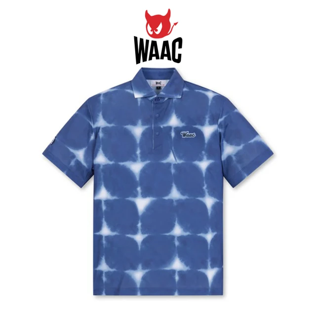 WAAC SEERSUCKER LEMON PRINT SS POLO 男士 檸檬印花短袖POLO衫 藍色