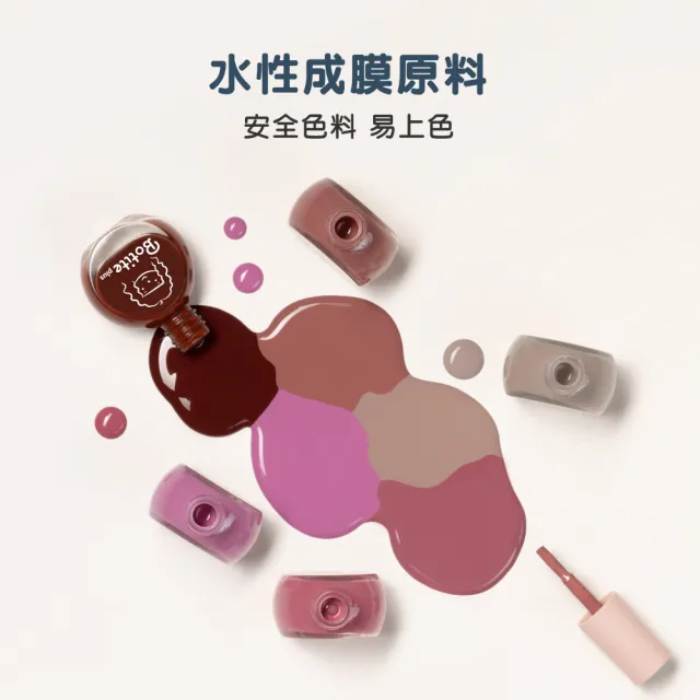 即期品【即期品 Botite plus】大人/兒童適用☆安全無毒☆可撕式水性指甲油 亮亮瑪德蓮系列｜官方直營(水性