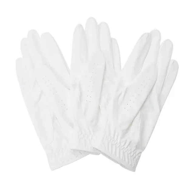 【WAAC】WOMEN SYNTHETIC LEATHER WAACKY GOLF GLOVES 女士 高爾夫球手套 三入組 白色